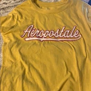 Short sleeve Aeropostale yellow